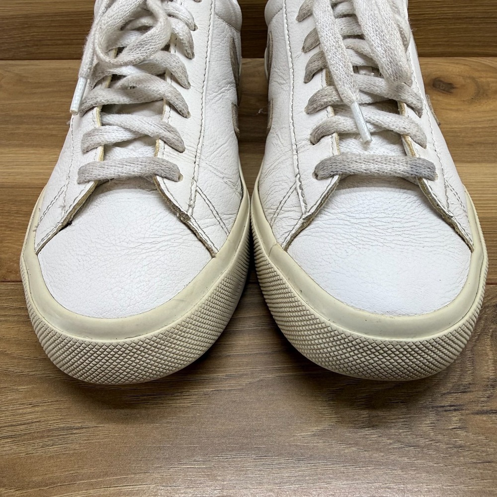 VEJA Camo White Low Top Sneakers Womens 7 EU 38 Walking Casual Shoes - Picture 4 of 11